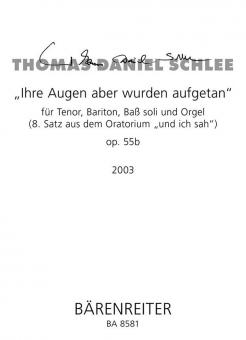 Ihre Augen aber wurden aufgetan 2003 op. 55b 