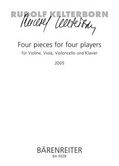 Four pieces for four players 