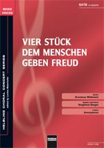 Vier Stück dem Menschen 