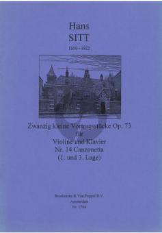 20 kleine Vortragsstücke Op. 73 No. 14 