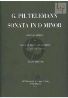 Sonata D-minor (Bruggen) 