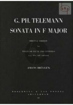 Sonata F-major (Bruggen) 