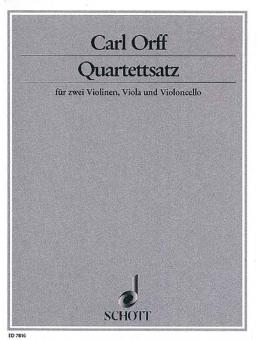 Quartettsatz h-Moll 