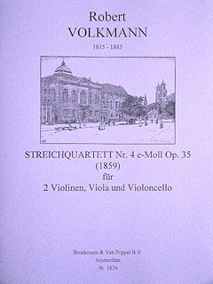 Quartett No. 4 e-minor Op. 35 