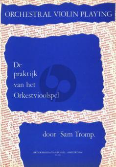 Practice Of Orchestral Violinplaying 