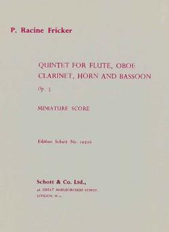 Bläserquintett op. 5 