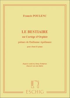 Le Bestiaire ou Cortège d'Orphée 