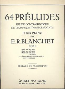 Exercices pour la main gauche seule, op.41 No.4 