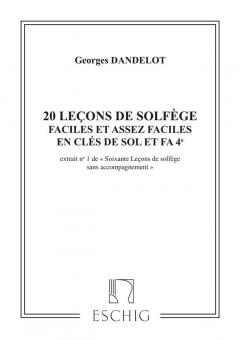 60 Leçons de Solfège 1 sans Accompaniment 