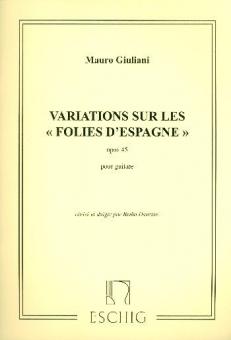 Variations sur les 'Folies d'Espagne' 