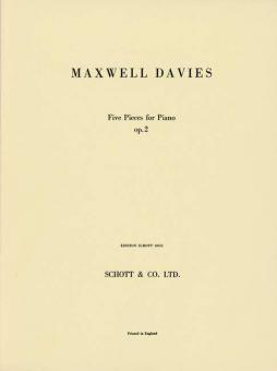 Five Pieces op. 2 