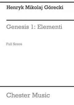 Genesis 1: Elementi Op. 19 No. 1 