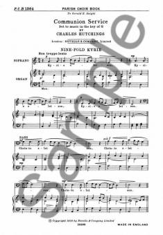 Communion Service In G 