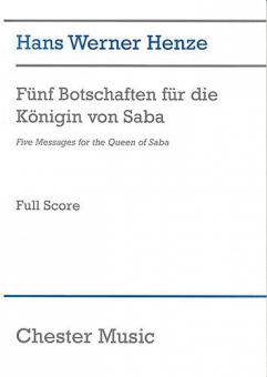 Fünf Botschaften für die Königin von Saba (Five Messages for the Queen of Saba) 
