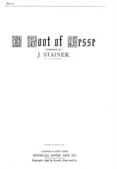O Root Of Jesse 