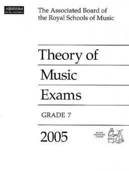 ABRSM Theory of Music Examinations: Grade 7 