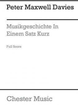 Musikgeschichte in einem Satz, kurz 