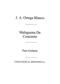 Malaguena De Concierto For Guitar 