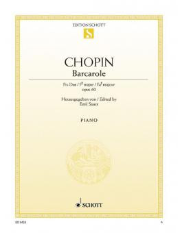 Barcarole Fis-Dur op. 60 Standard