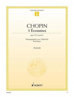 Trois Écossaises op. 72/3 (posth.) Standard