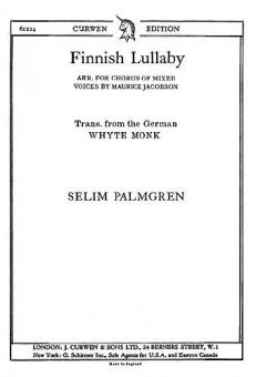 Palgren Finnish Lullaby SATB 