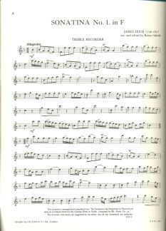 Sonatina Nr. 1 F-Dur 