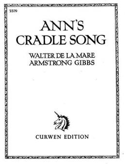 Armstrong Gibbs Ann's Cradle Song Voice/Piano 