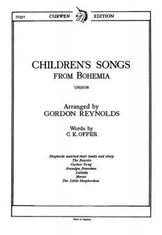 Reynolds, G Children's Songs From Bohemia Unison 