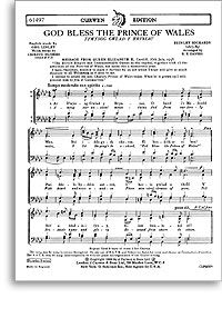Richards God Bless Prince Wales SATB 