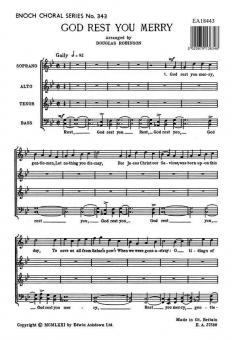 Robinson, D God Rest You Merry SATB 