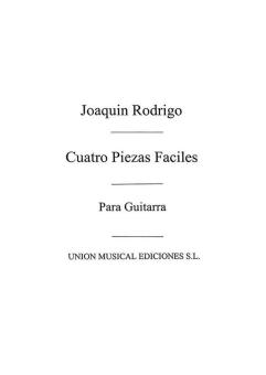 Cuatro Piezas Faciles Del Album De Cecilia (Azpiazu) For Guitar 