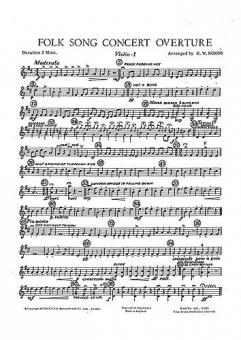 Folk Song Concert Overture 