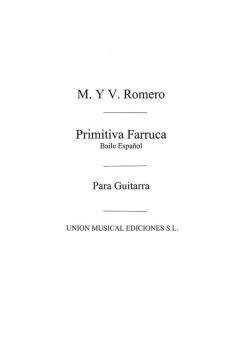 Primitiva Farruca Baile Espanol (Garcia Fortea) For Guitar 