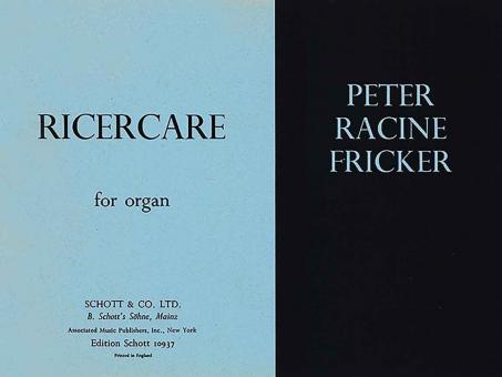 Ricercare op. 40 