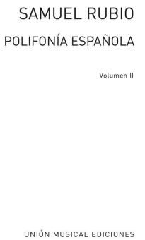 Polifonia Espanola Canciones Espirituales Polifonicas Vol. 2 