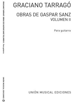 Obras De Gaspar Sanz Vol. 2 (Tarrago) For Guitar 
