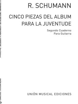 Cinco Piezas Del Album De La Juventud Vol.2 (Miguel Angel) For Guitar 