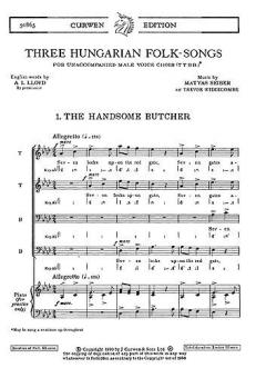 Seiber, M Three Hungarian Folk-Songs TTBB 