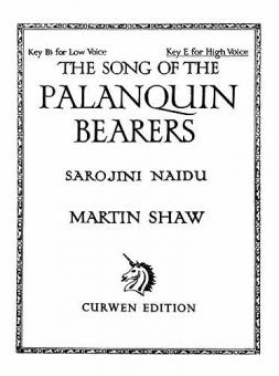 Shaw, M. The Song of The Palanquin Bearers High Voice/Piano 