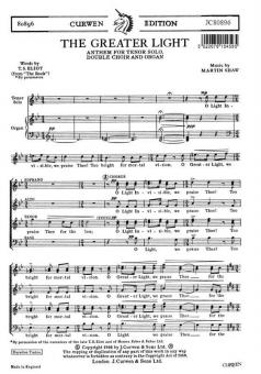 Shaw, M. The Greater Light SATB Organ 