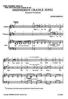 Somervell, A Shepherd's Cradle Song Ssp 