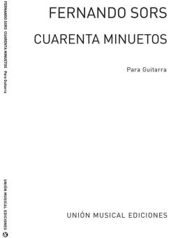 Cuarenta Minuetos (Azpiazu) For Guitar 