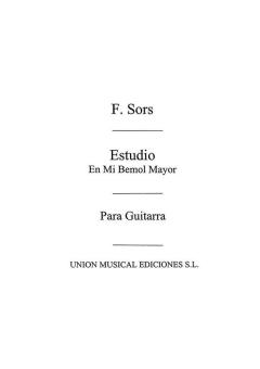 Estudio En Mi Bemol Mayor (Tarrago) For Guitar 
