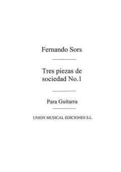 Tres Peizas De Sociedad No.1 For Guitar 