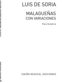 Malaguenas Con Variaciones For Guitar 