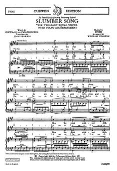 Spohr Slumber Song 2 Part/Piano 