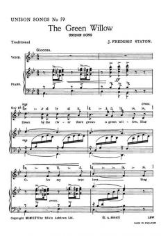 Staton, Jf The Green Willow Unison/Piano 