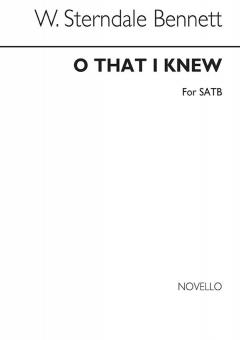 O That I Know Where To Find 