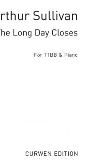 Sullivan, A The Long Day Closes TTBB/Piano 