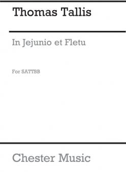 In Jejunio et Fletu 
